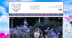 Desktop Screenshot of floweringheartyoga.com
